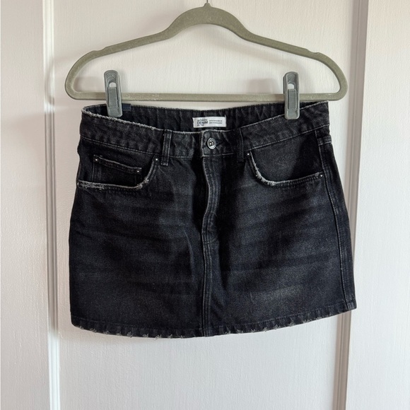 Zara Dresses & Skirts - Zara TRF Black denim mini skirt